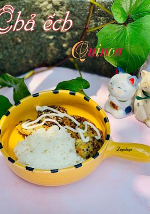 Hình của món Chả ếch quinoa.