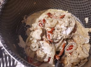 Una foto de Pollo de mar a la mostaza