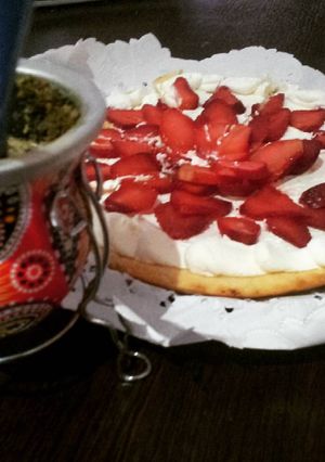 Una foto de Tarta de frutillas