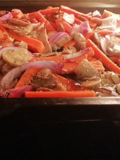 Una foto de Verduritas al horno con un toque de especias