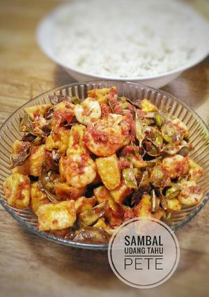 Foto resep Sambal Udang Tahu Pete