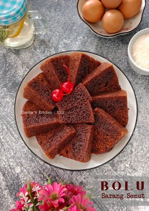 Foto resep Bolu Bolu Sarang Semut (3 Telur)