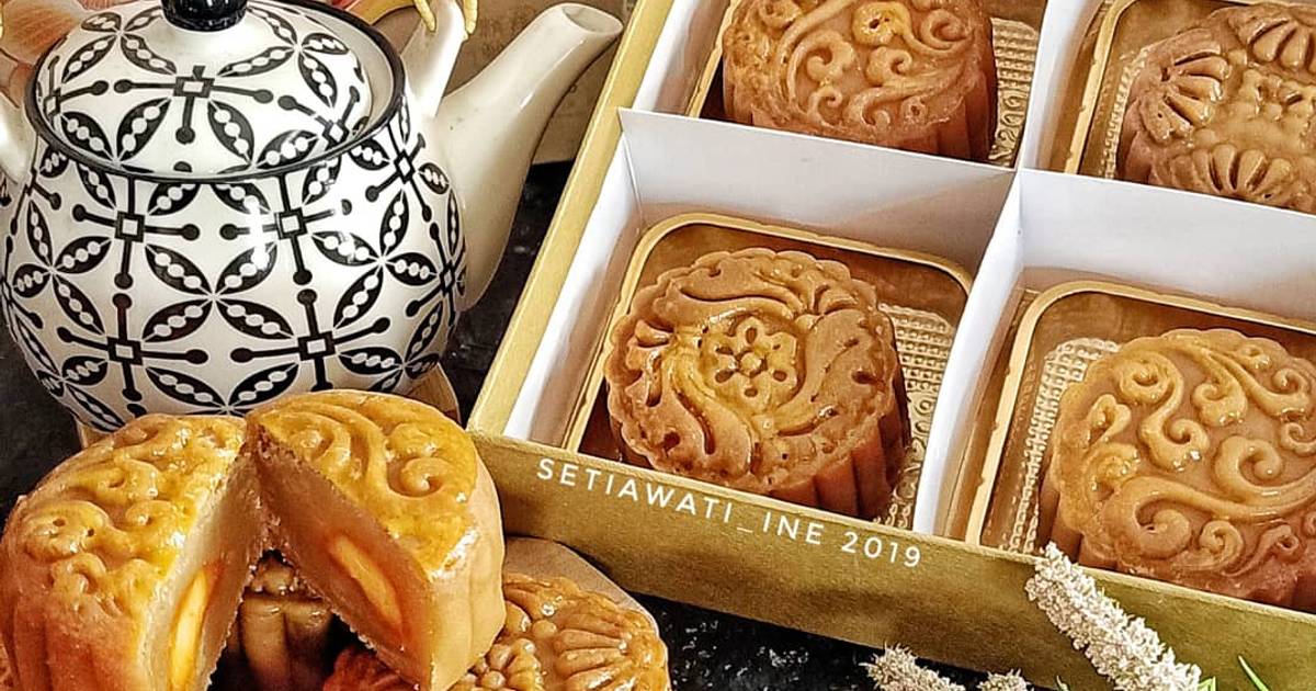 Resep Traditional Mooncake oleh Ine Setiawati - Cookpad