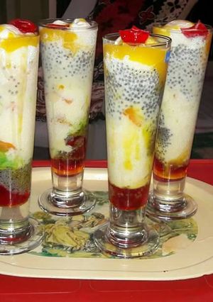 A picture of Mango falooda.