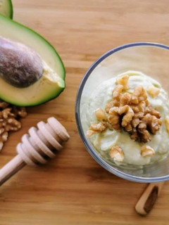 Foto de Mousse de Abacate com Ricotta e Mel