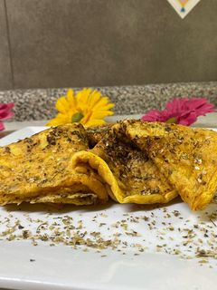Una foto de Omelette con orégano