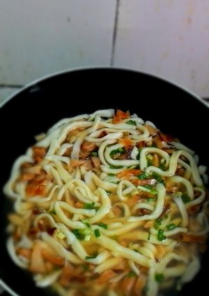 Foto resep Homemade eggless noodle