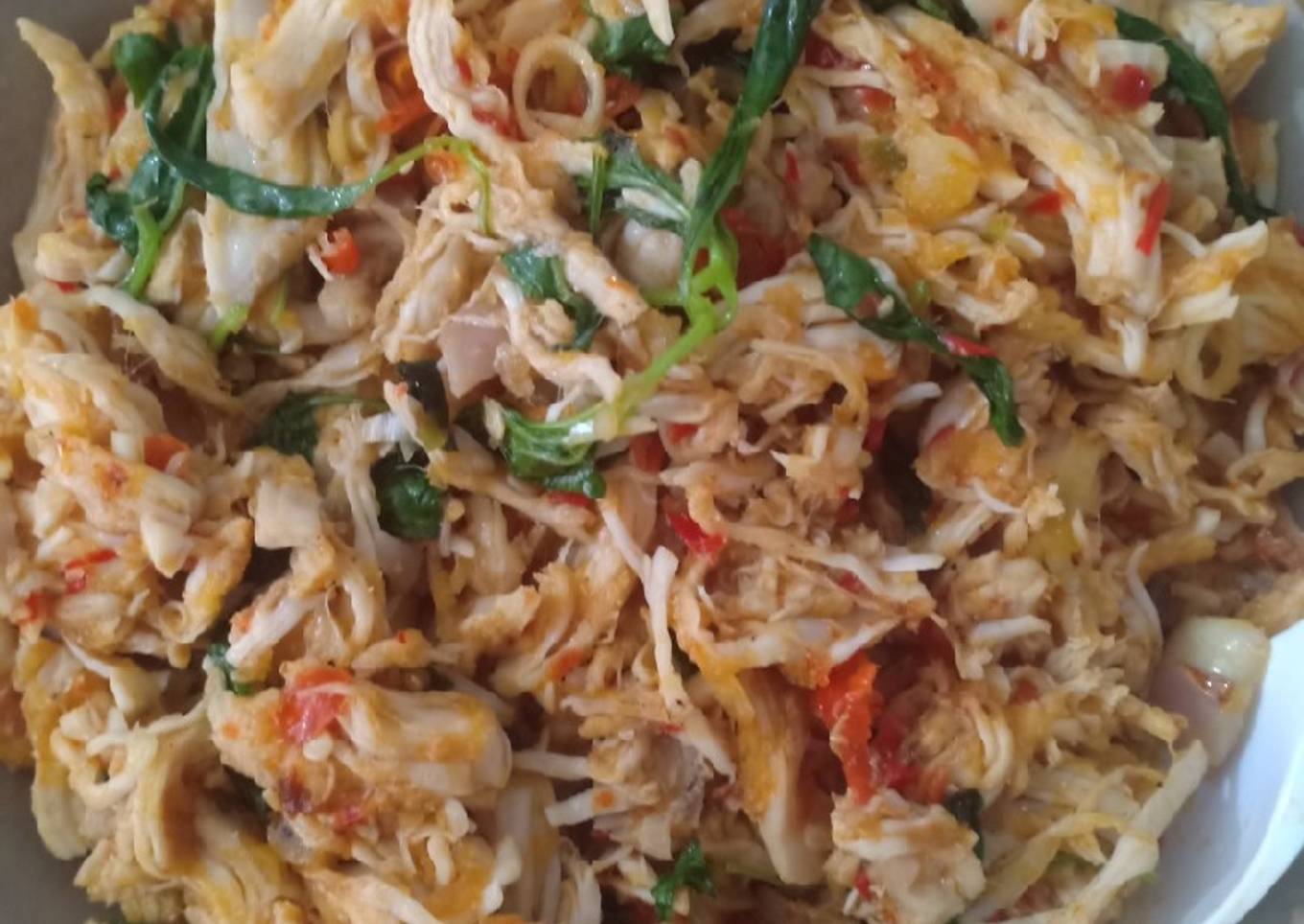 Ayam Suwir Rica Kemangi