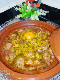 صورة لوصفة طاجين بالكفتة