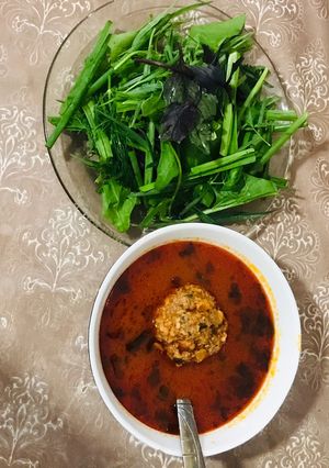 عکسی از دستور شوربا کفته با گوشت گاو