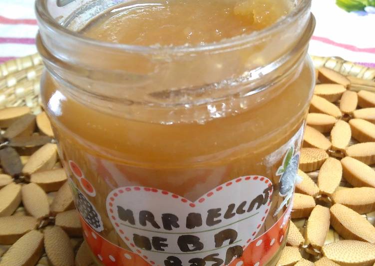 Marmellata di mela rosa..(in sardo..meba rosa)