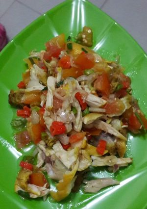 Foto resep Ayam goreng sambal matah