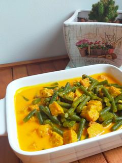 Foto resep Gulai Tempe Kacang Panjang ala Warteg