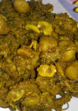 चना करेला रेसिपी मुख्य फोटो
