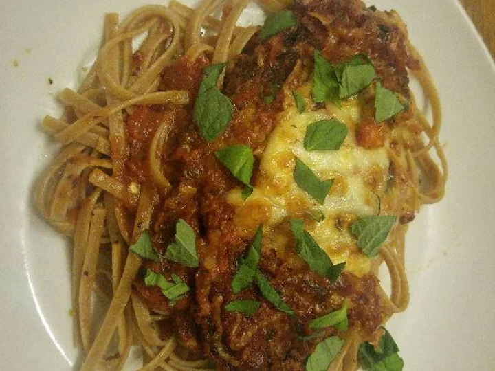 Recipe Healthier Baked Chicken Parmesan the So Delicious Makes you drool