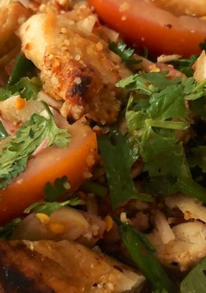 รูปของ ยำไก่ย่างซี๊ด (Spicy Chicken Salad)