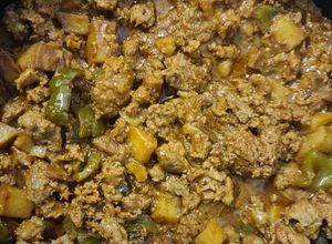 Una foto de Picadillo a la cubana