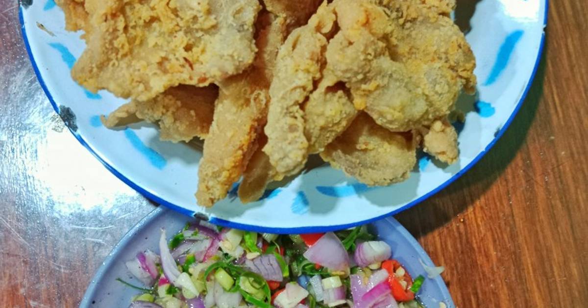 Resep Kulit Ayam Crispy Sambel Matah Oleh Erfin Nur Rohma Khakim Cookpad