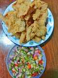 Kulit Ayam Crispy Sambel Matah