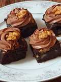 Dark Chocolate Brownie with Chocolate Ganache