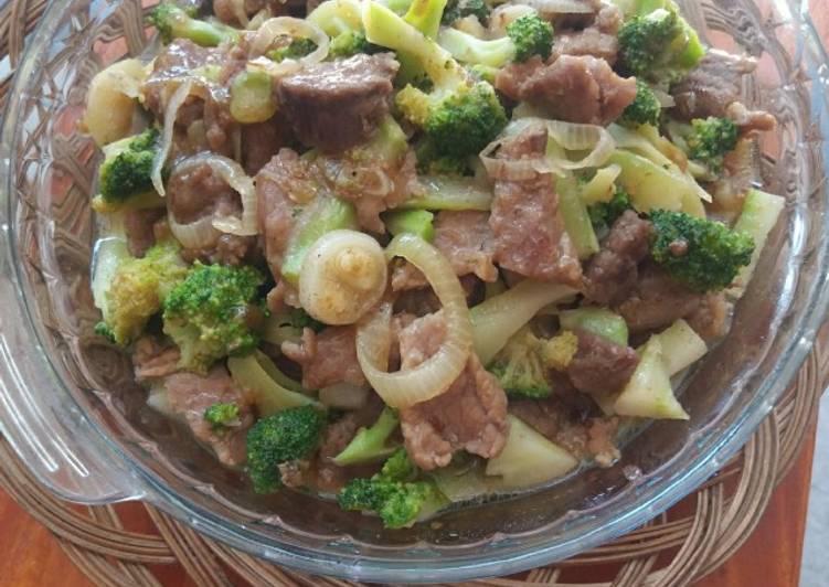 Bahan Menyiapkan Ca Brokoli Daging Sapi yang Menggugah Selera