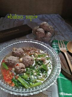 Foto resep *bakso sapi*