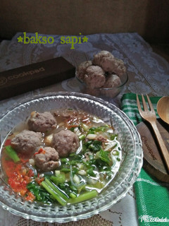Foto resep *bakso sapi*