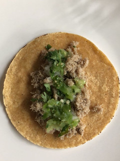 Una foto de Carnitas... ¡de atún!