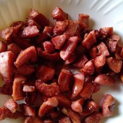 A picture of Fried sausage😁 #weeklyjikonichallange.