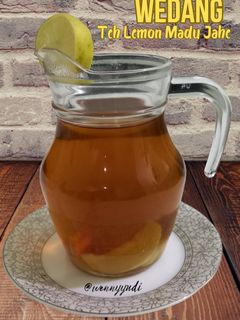 Foto resep Wedang teh lemon madu jahe