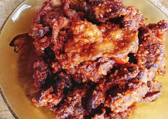 Resep Ati ampela pedas Anti Gagal