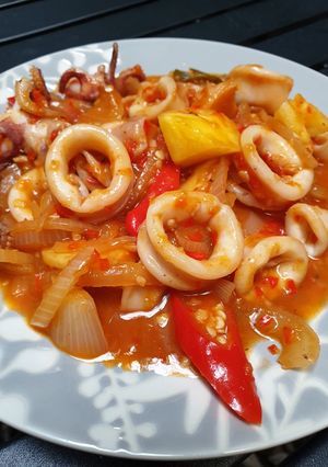Foto resep Cumi Saus Padang