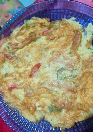 Foto resep Telur dadar sosis