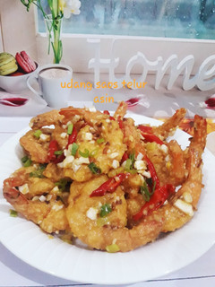 Foto resep Udang saos telur asin