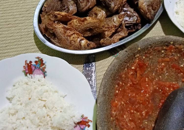 Ikan Nila sambal mentah