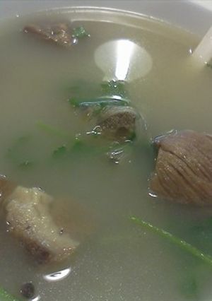 A picture of Mutton Yakhni Soup.