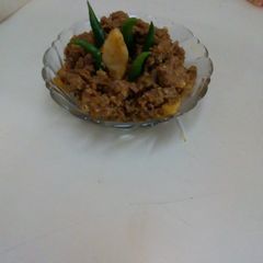 A picture of Qeema curry.