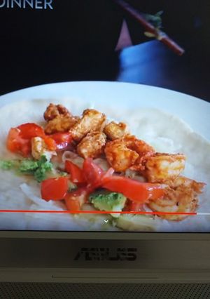 A picture of Natasha's dinner.