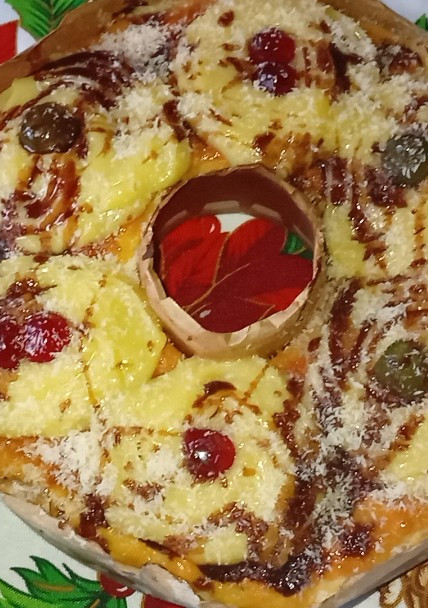 Una foto de Rosca de Pascua casera y fácil