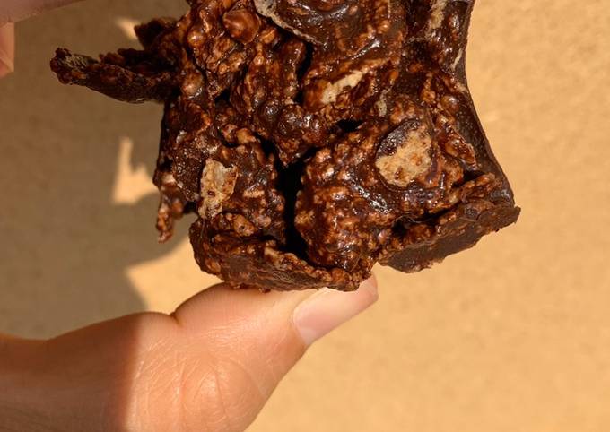 Roses des sables au chocolat 85%