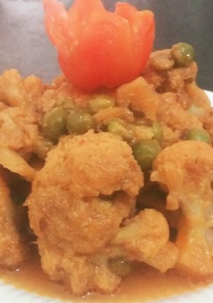মশালা ফুলকপি রেসিপির প্রধান ছবি