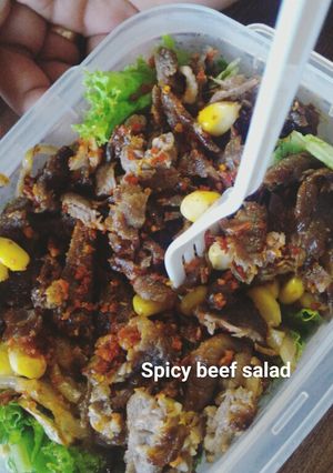 Foto resep Tumis daging sapi gurindes (gurih & pedes)