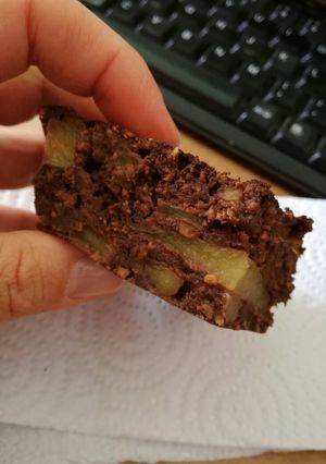 Una foto de Budín individual de manzana súper exprés