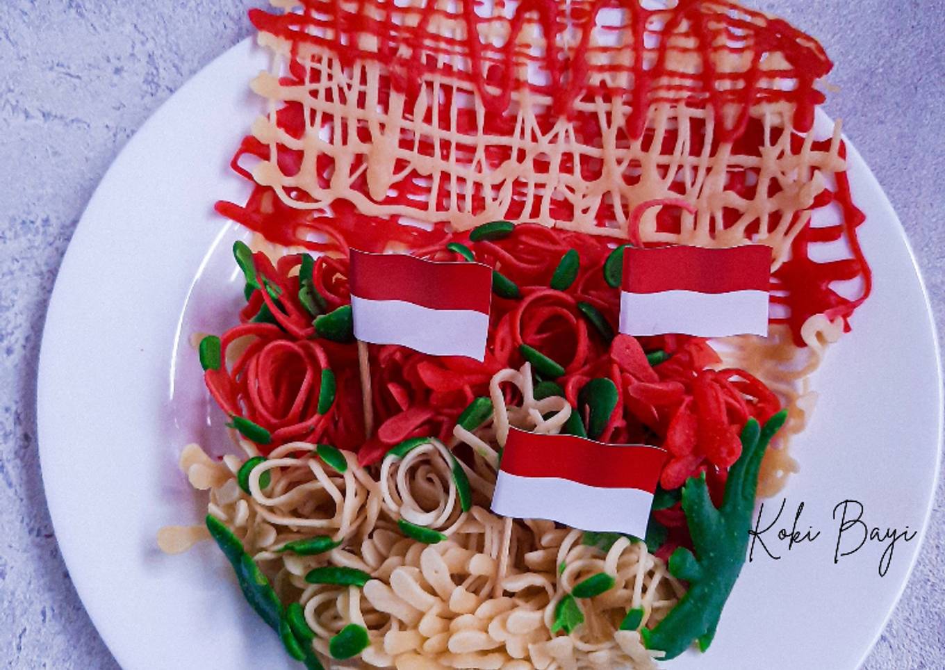 Kue Jala Rose Merah Putih