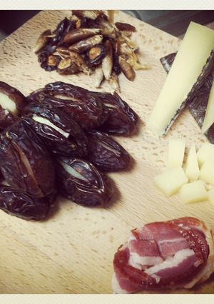A picture of Stuffed Dates.
