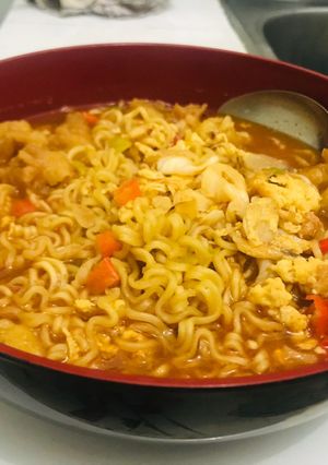 Foto resep 5. Mie Tektek Pedas Mantap