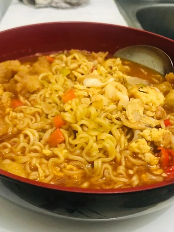 Langkah Gampang Membikin Resep 5. Mie Tektek Pedas Mantap yang Uenak Anti Ribet, Sempurna