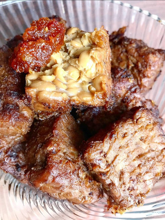 Resep Tempe Bacem + Sambal, Enak