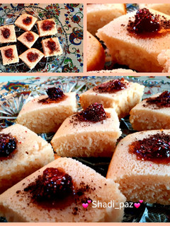 عکسی از دستور کیک ژله ای 😋😍