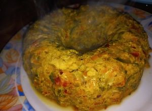 Una foto de Budín de verduras